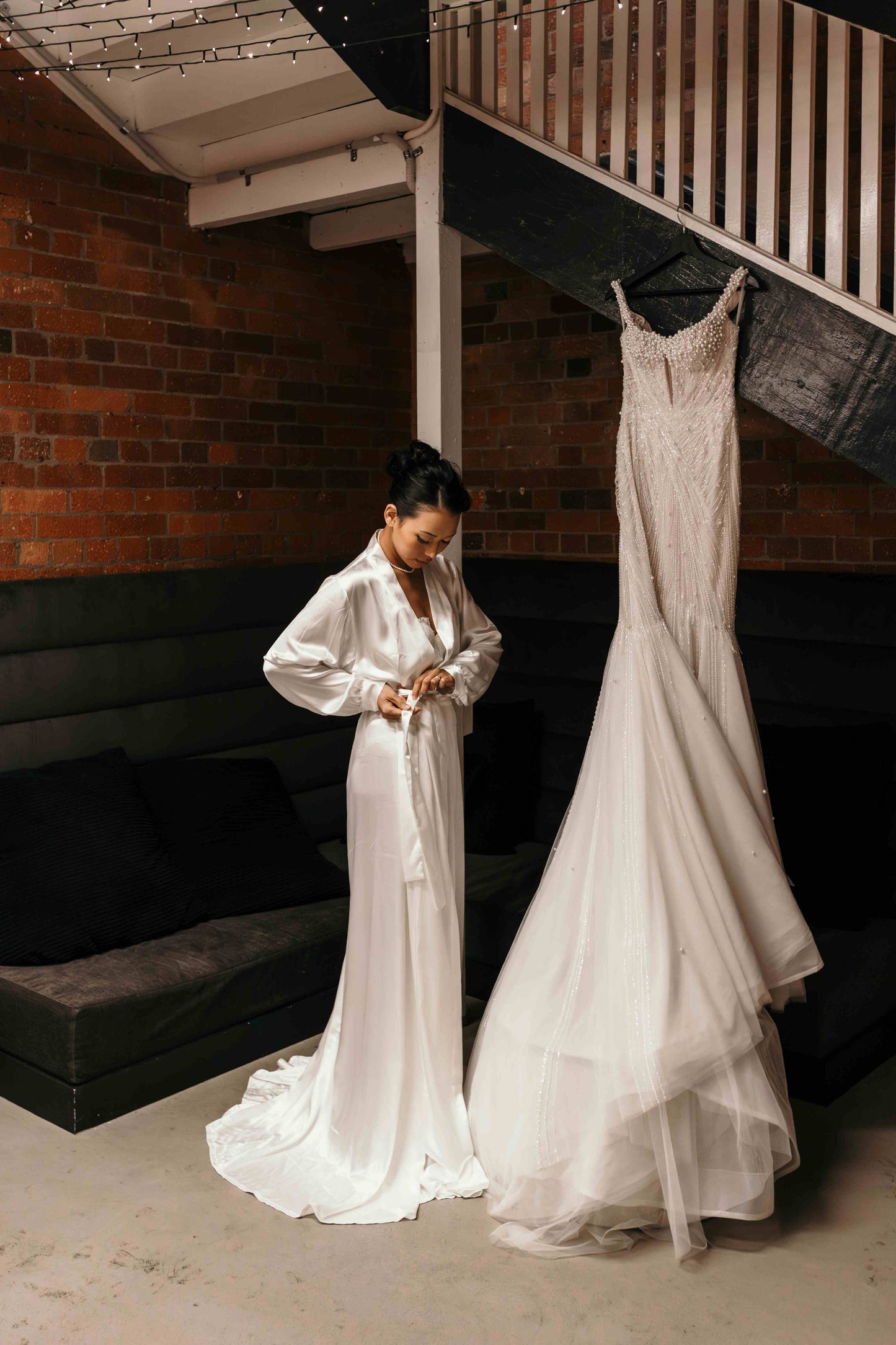 Kourtney Satin Robe
