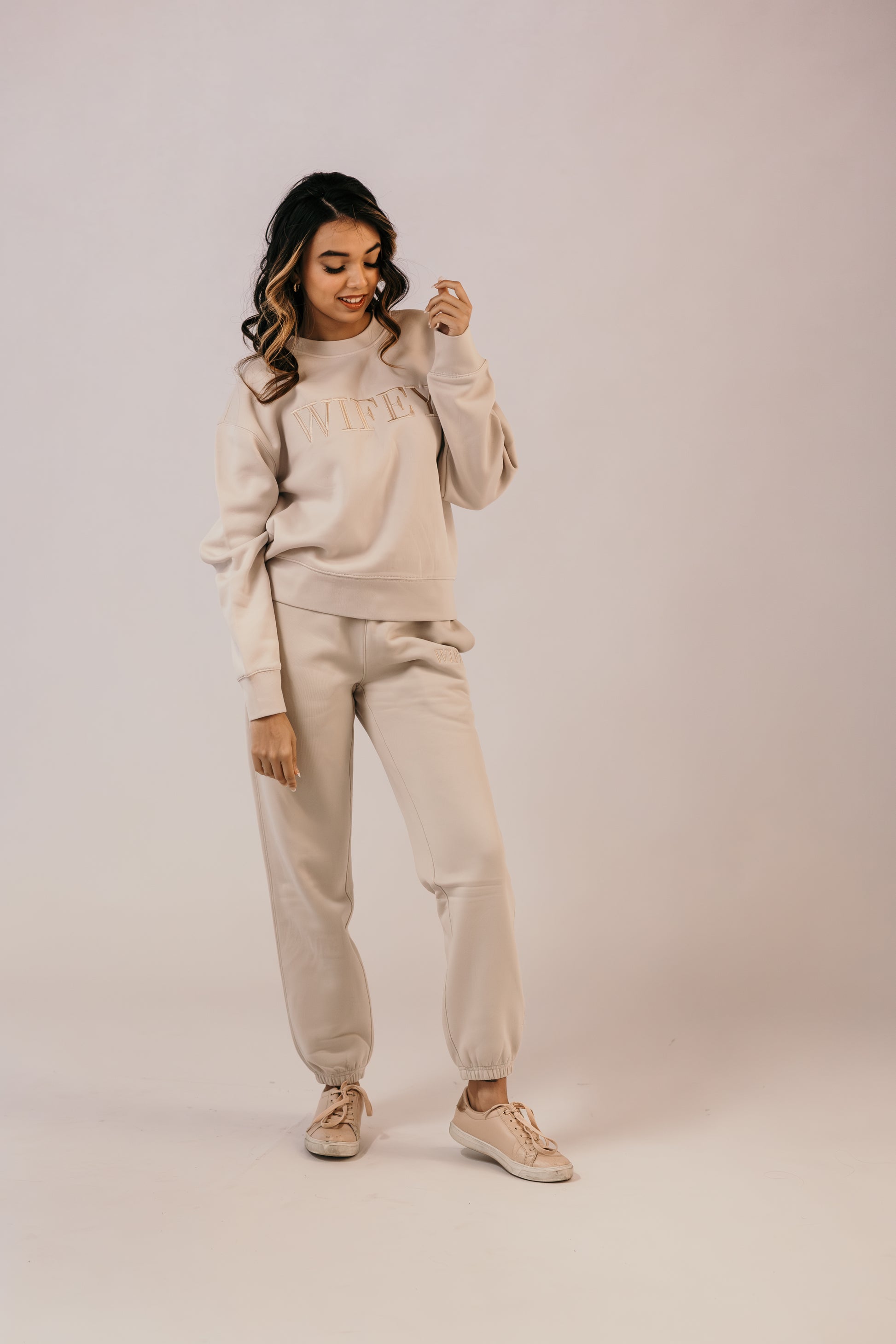 Bridal loungewear set wifey track pants and hoodie matching outfit