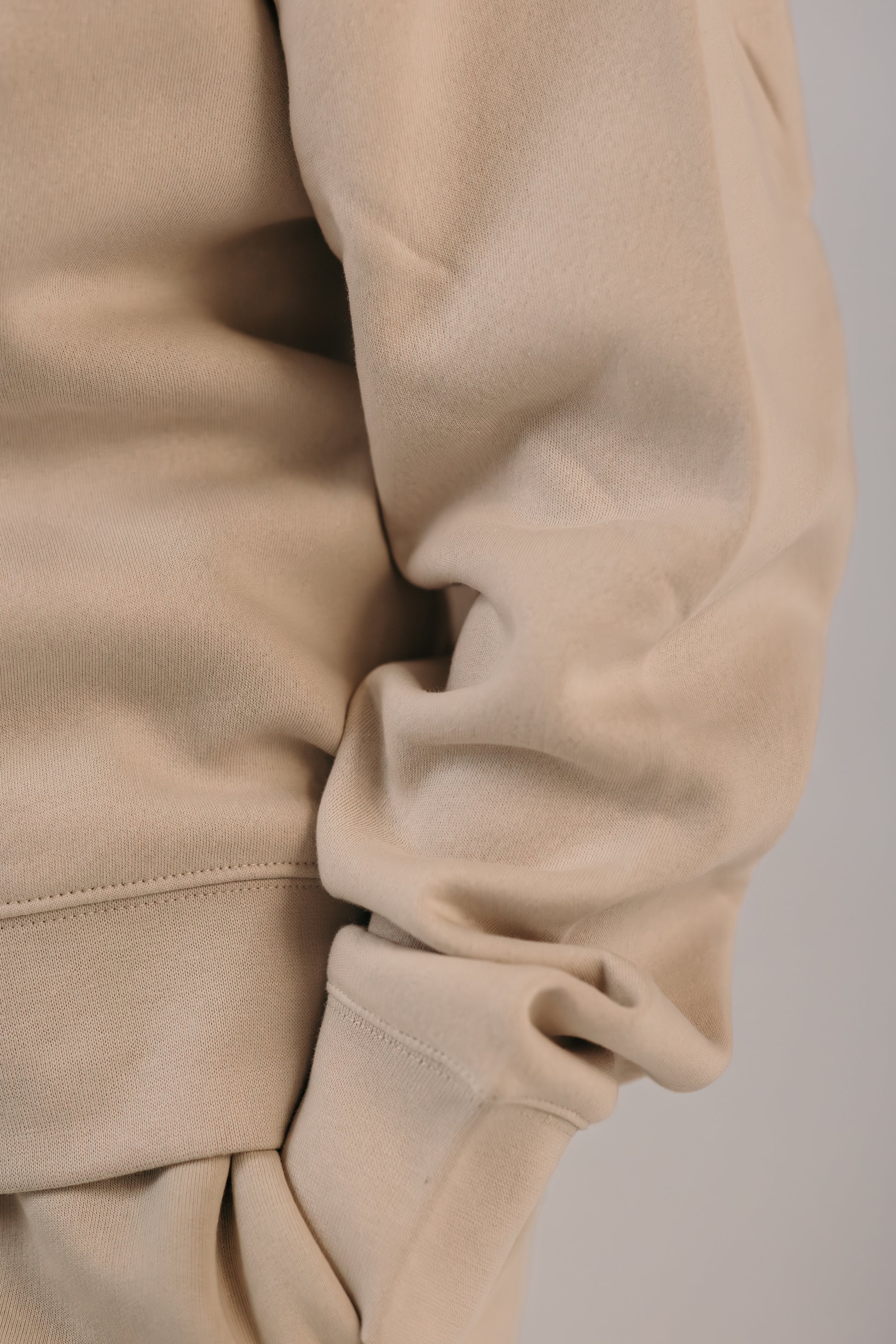 Wifey crew sweater sleeve cuff detail