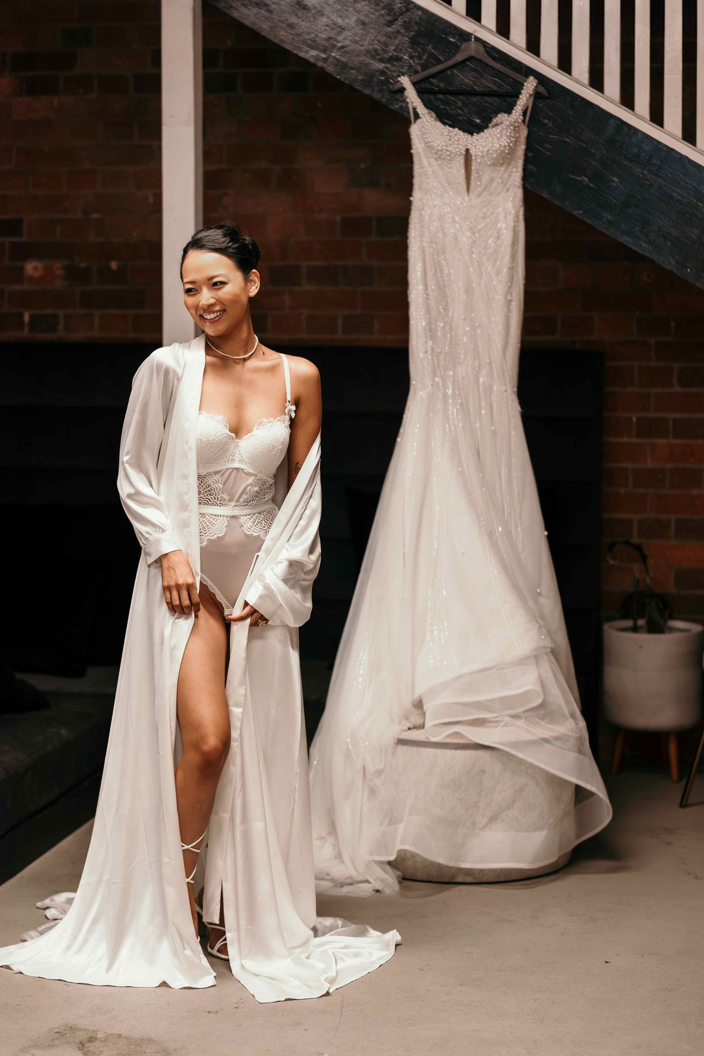 Kourtney Satin Robe