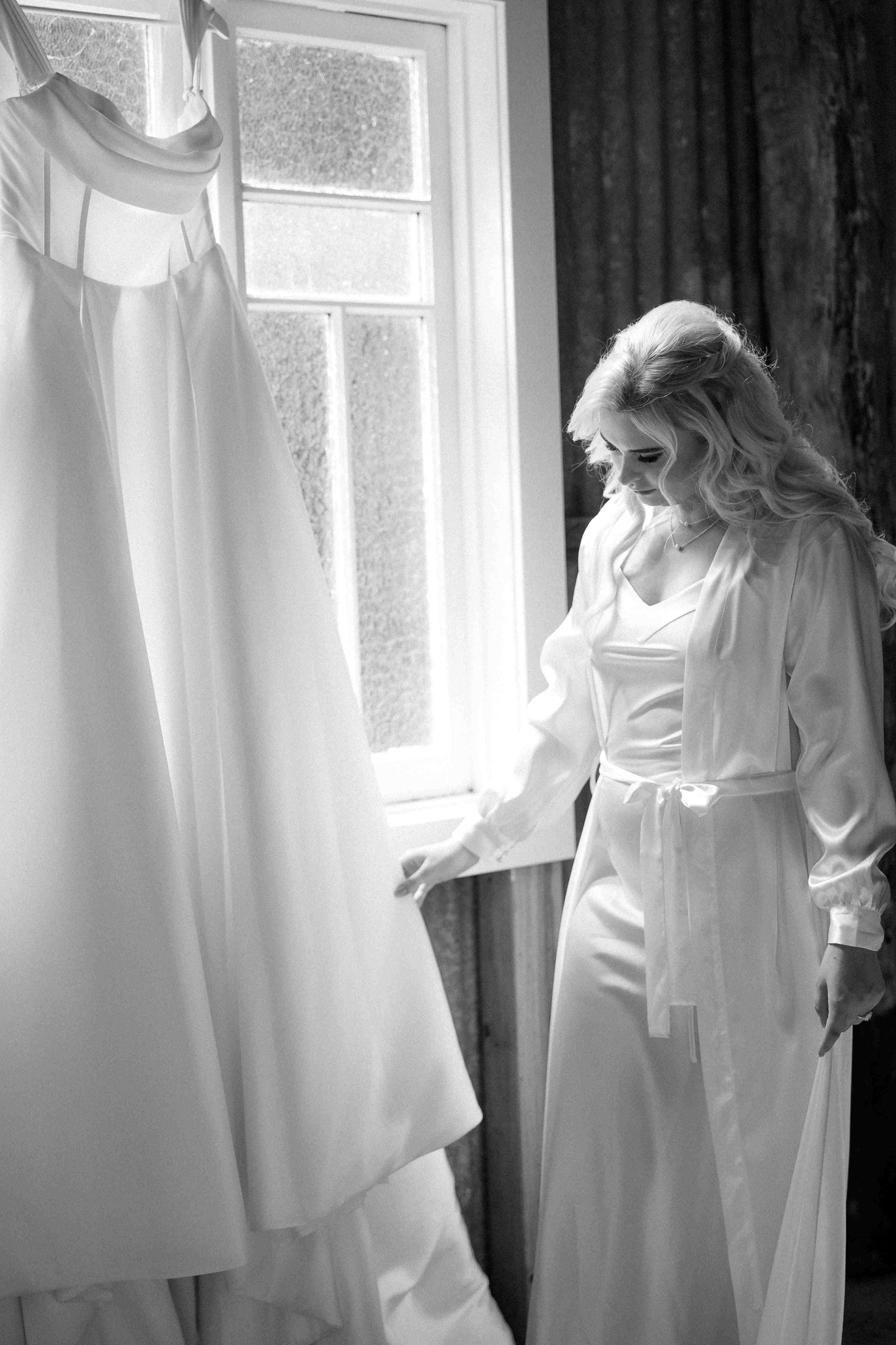 Kourtney Satin Robe
